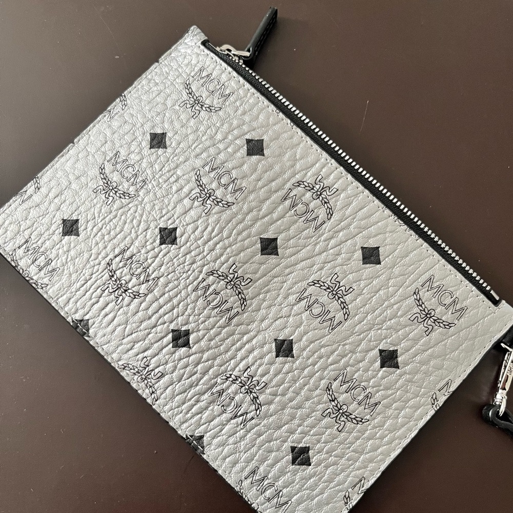 Silver MCM Wristlet - Picture 2 of 4